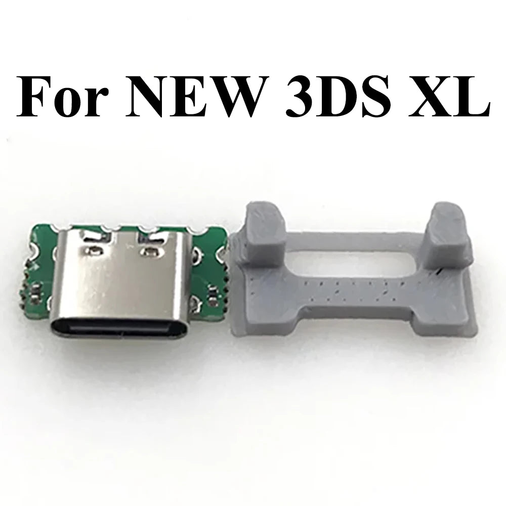 1 Piece 2 in 1 USB-C USB Type-C Charging Port For Nintendo 3DS New 3DS XL LL