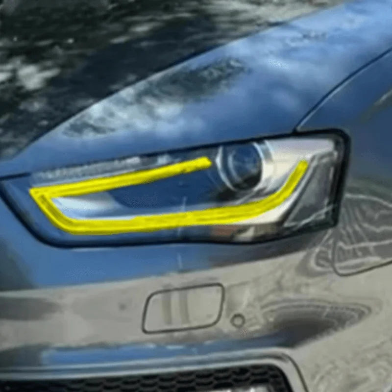 Angel Eye Yellow Led Running Lights Module DRL Chip Upgrade for Audi A4 2013 2014 2015 2016 for Audi B8