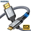NIERBO Mini HDMI to HDMI Cable HD 4K 60Hz High-Speed Braided