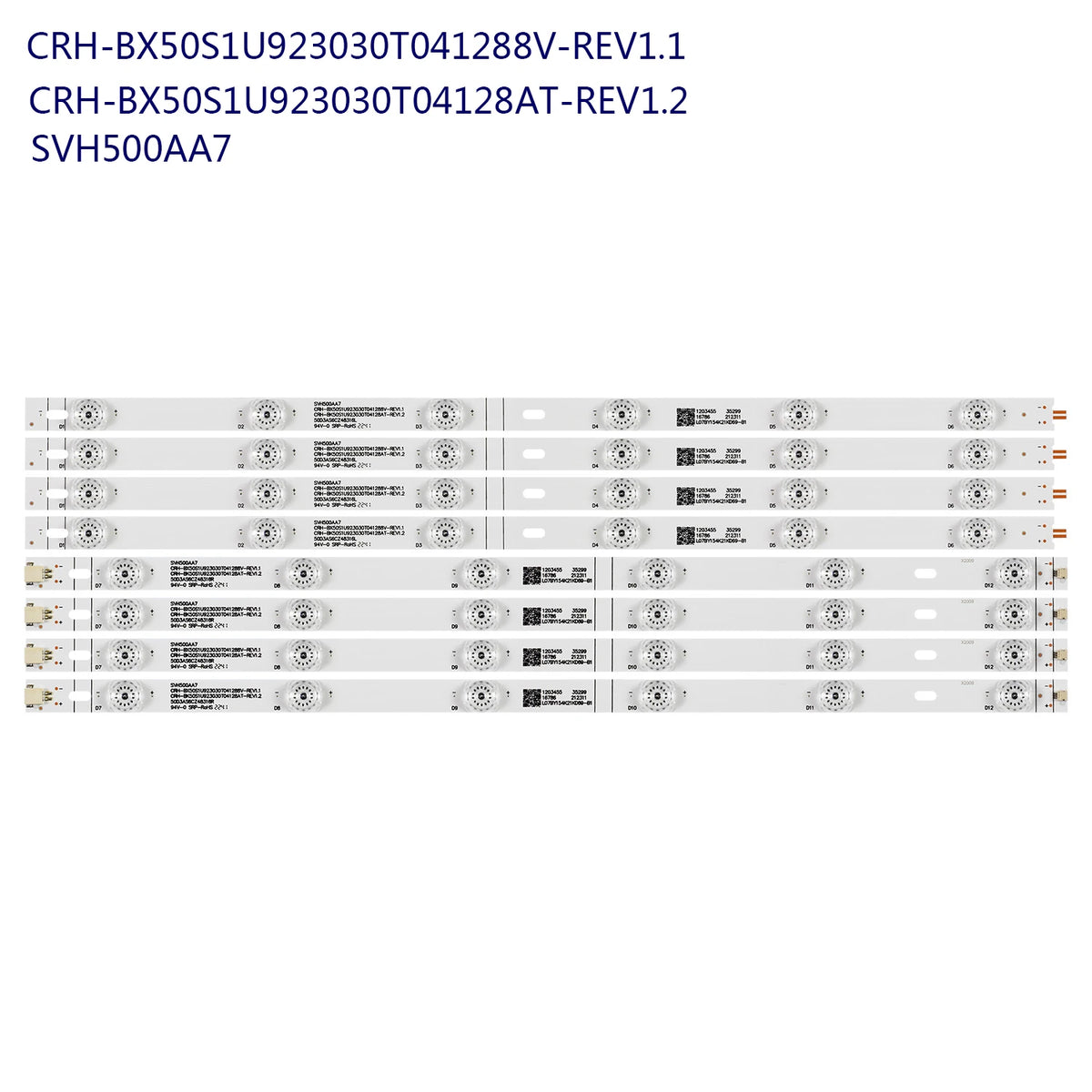 LED Backlight Strip for Hisense SVH500AA7 CRH-BX50S1U923030T04128AT CRH-BX50S1U923030T041288V H50A6140