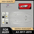 Angel Eye Board Headlight Guide Tube Strip For Audi A3 S3 Matrix 2017-2019 DRL Light Chip Replacement