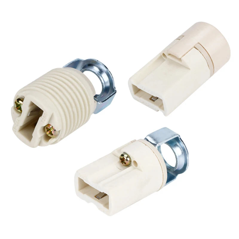 New G9 Screw DIY Light Ceramic Lamp Holder Household Table F