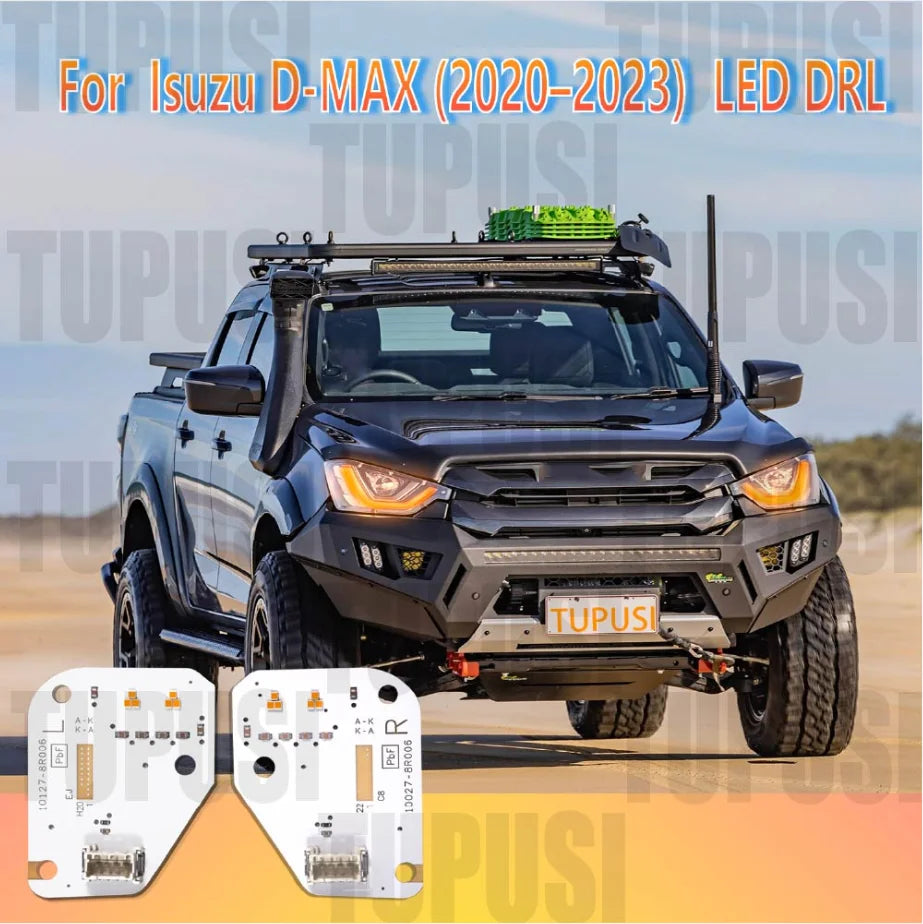 DRL Daytime Running Light Chip Module for Isuzu D-Max 2021+ Headlight Upgrade Replacement Accessory