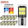 2-50pcs T10 W5W 194 501 Led Canbus No Error Car Interior Lig