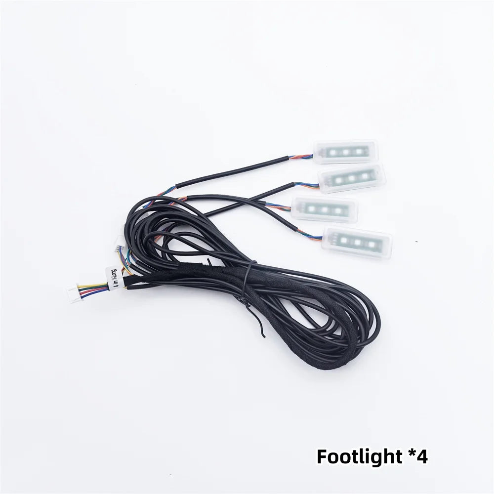For Accessories For LED Symphony Car Interior Decoration Atmosphere Light RGB Acrylic Strip Additional Replacement 6/10/14/18in1