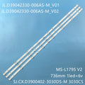 LED Backlight Strip for TV LED Lanes Bars For Telefunken TF-LED39S62T2 TF-LED40S82T2S Backlight Strip