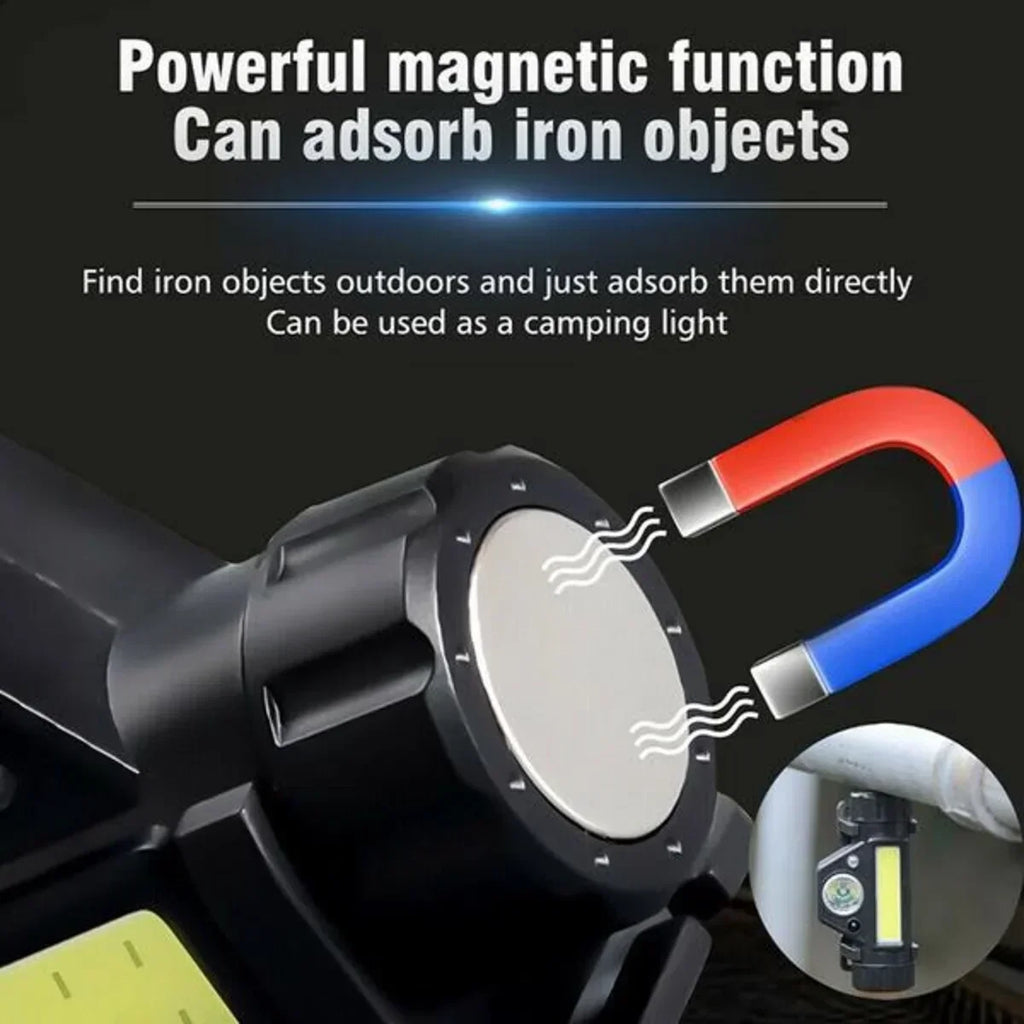 1-5PCS Rechargeable COB LED Headlamp Strong Magnetic Powerfu
