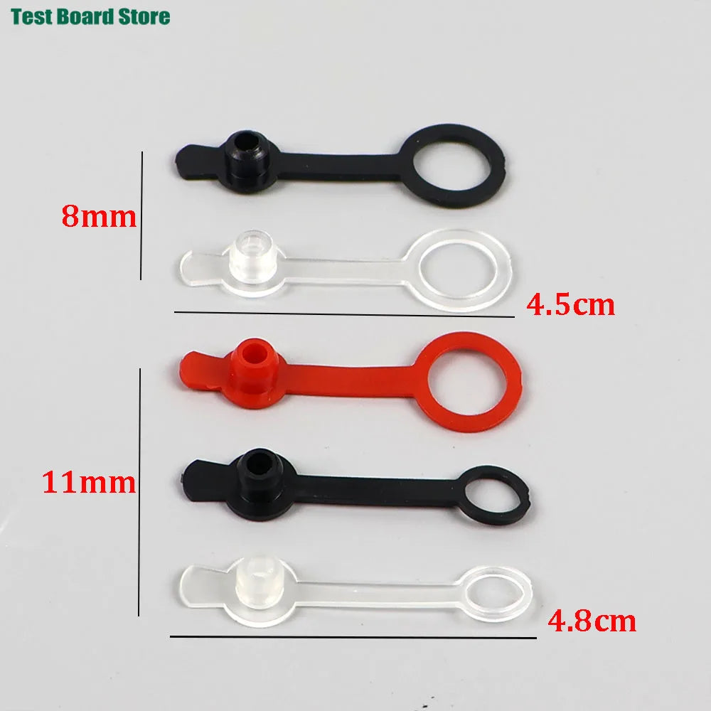 2/5/10Pcs DC Power Waterproof Cap 5.5 2.1mm 5.5 2.5mm Jack F