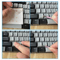Korean German Transparent Tear Off Keyboard Stickers Univers