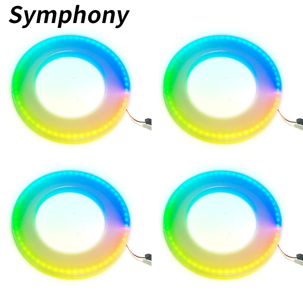 18 in 1 Symphony Full Colors Streamer Car LED Ambient Light 