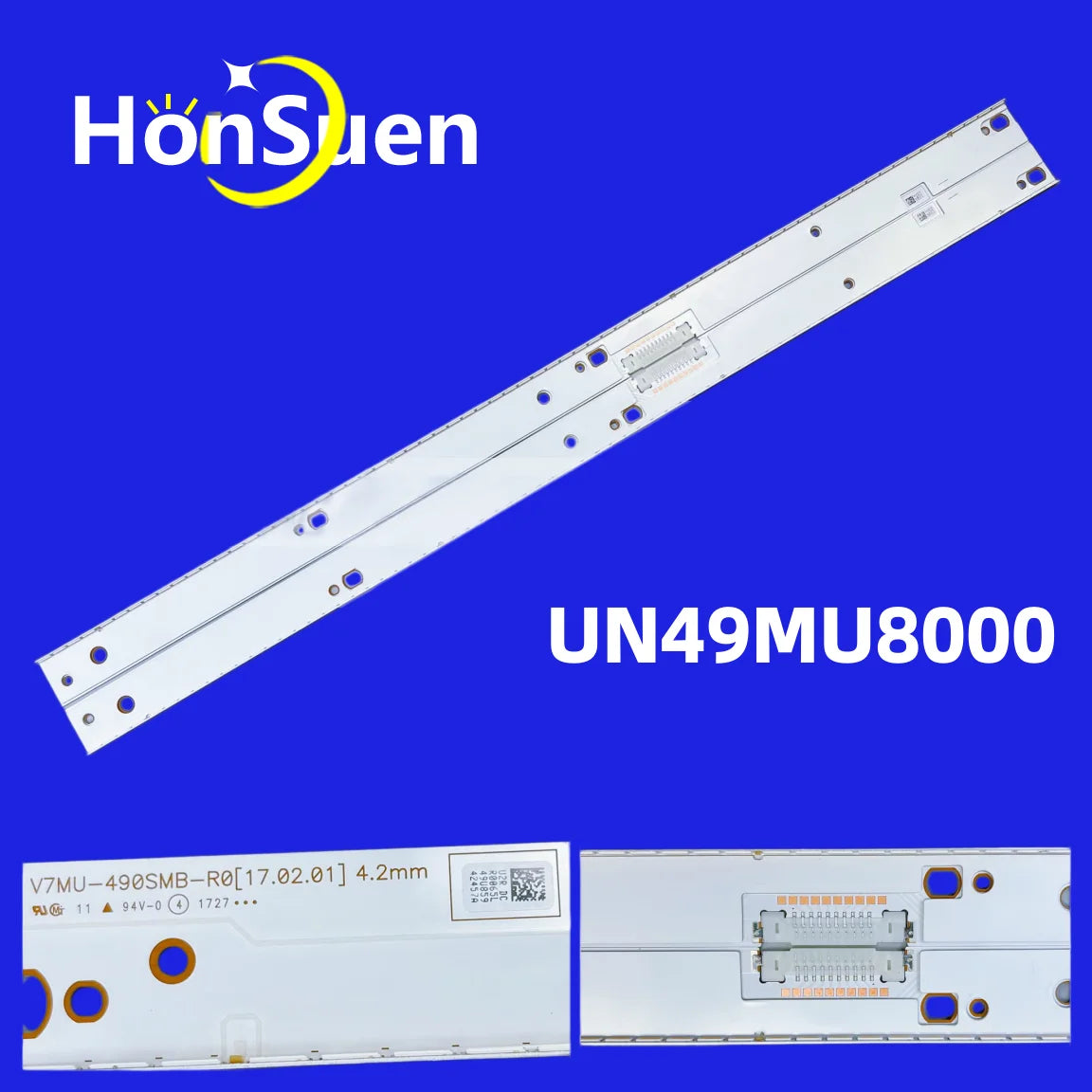 LED Backlight Strip for UN49MU7000F UN49MU7000 UN49MU8000 V7MU-490SMA-R0 V7MU-490SMB-R0 BN96-42457A 42456A