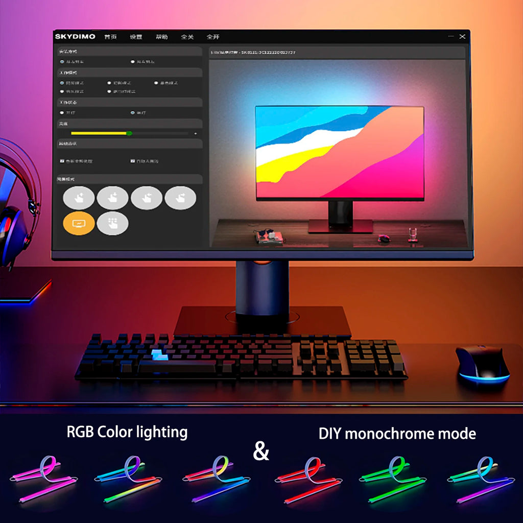 Smart LED Gaming Strip Light Computer Monitor Backlight Sync