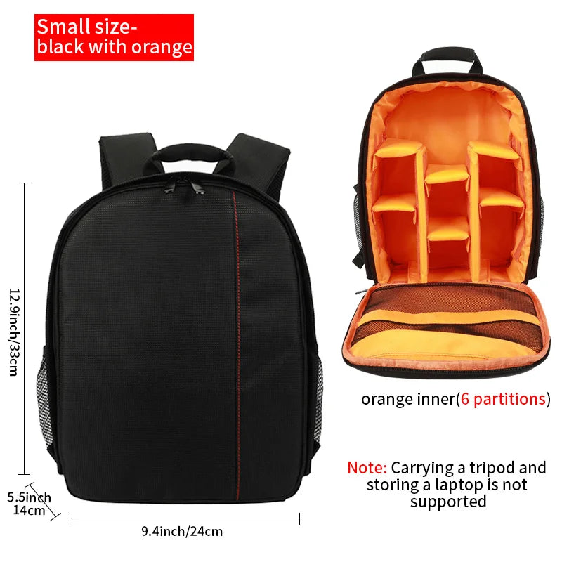 Digital Camera Backpack Outdoor Large-Capacity Camera Bag Laptop Backpack Multi-Functional Convenient Backpack