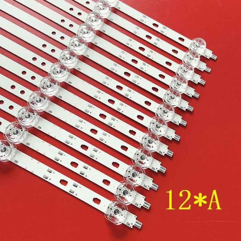 LED Backlight Strip for 1set LED Backlight Strip 6LED For Onn 100012587 LED65 D06A-ZC56AG-08 2020-02-27 6S1P