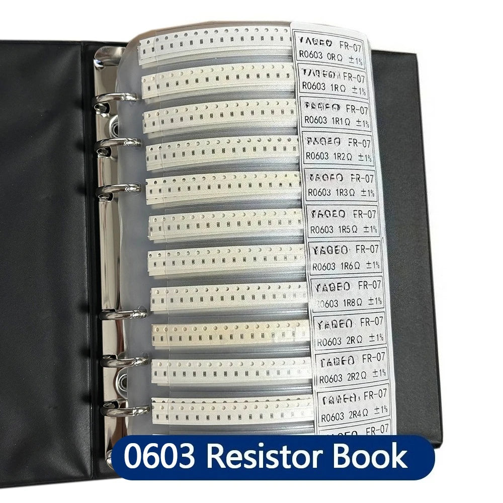 Resistor Kit SMD Book 0805 Resistor Assortment Kit 0201 0402