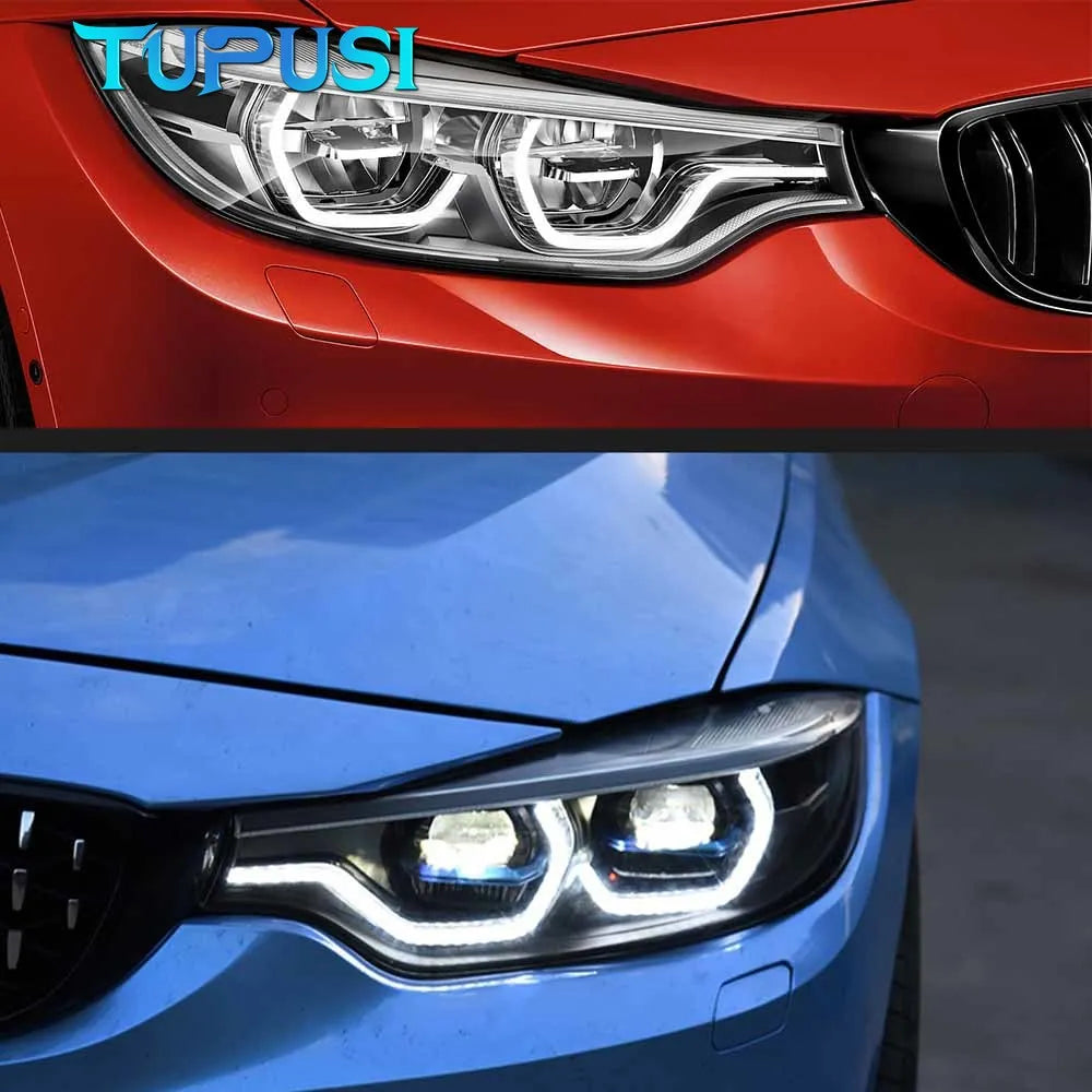 Headlight DRL LED Chips Gran CoupELCI Angel Eyes Daylight for BMW F36 F32 F80