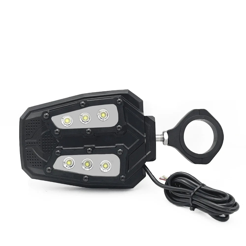 Rearview Side Mirror Adjustable With LED Lights 1.75 2 Inch UTV ATV For CAN AM Maverick X3 Polaris RZR S 800