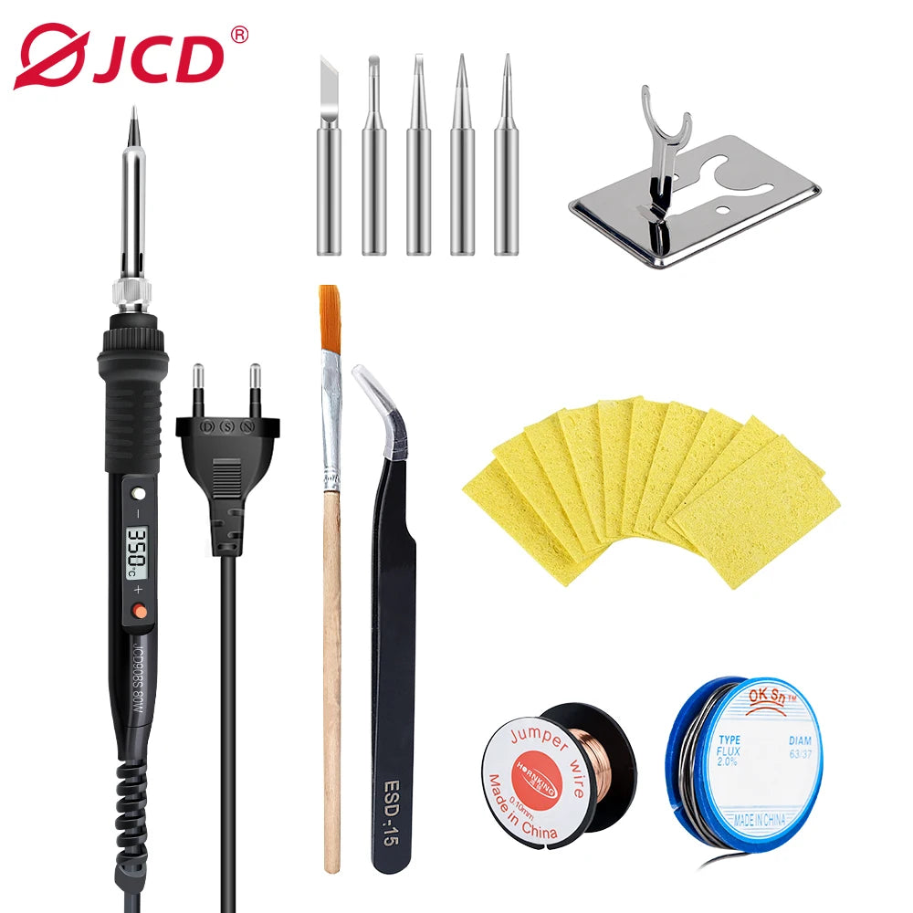 JCD 60W/80W Electric Soldering Iron Adjustable Temperature D