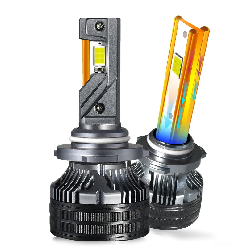 K6C K7C Copper Tubes LED Headlight Bulbs Powerful 170W 170000LM 6000K H1 H7 H11 H8 9005 9006 9012 D1S D2S D3S D4S H4 Car Lights