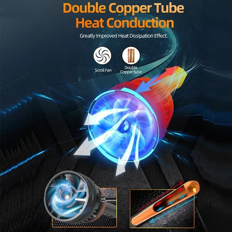 H7 H4 Led 30000LM 200W Double Copper Tube Light For Car H1 H