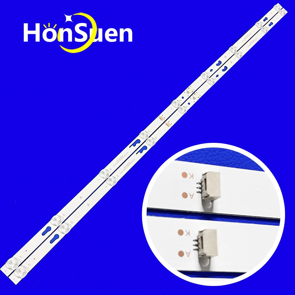 LED Backlight Strip for 100% New 2pcs LED Backlight Strips for 40 TV PLE 40S08FHD Ple-40s08fhd - Replacement