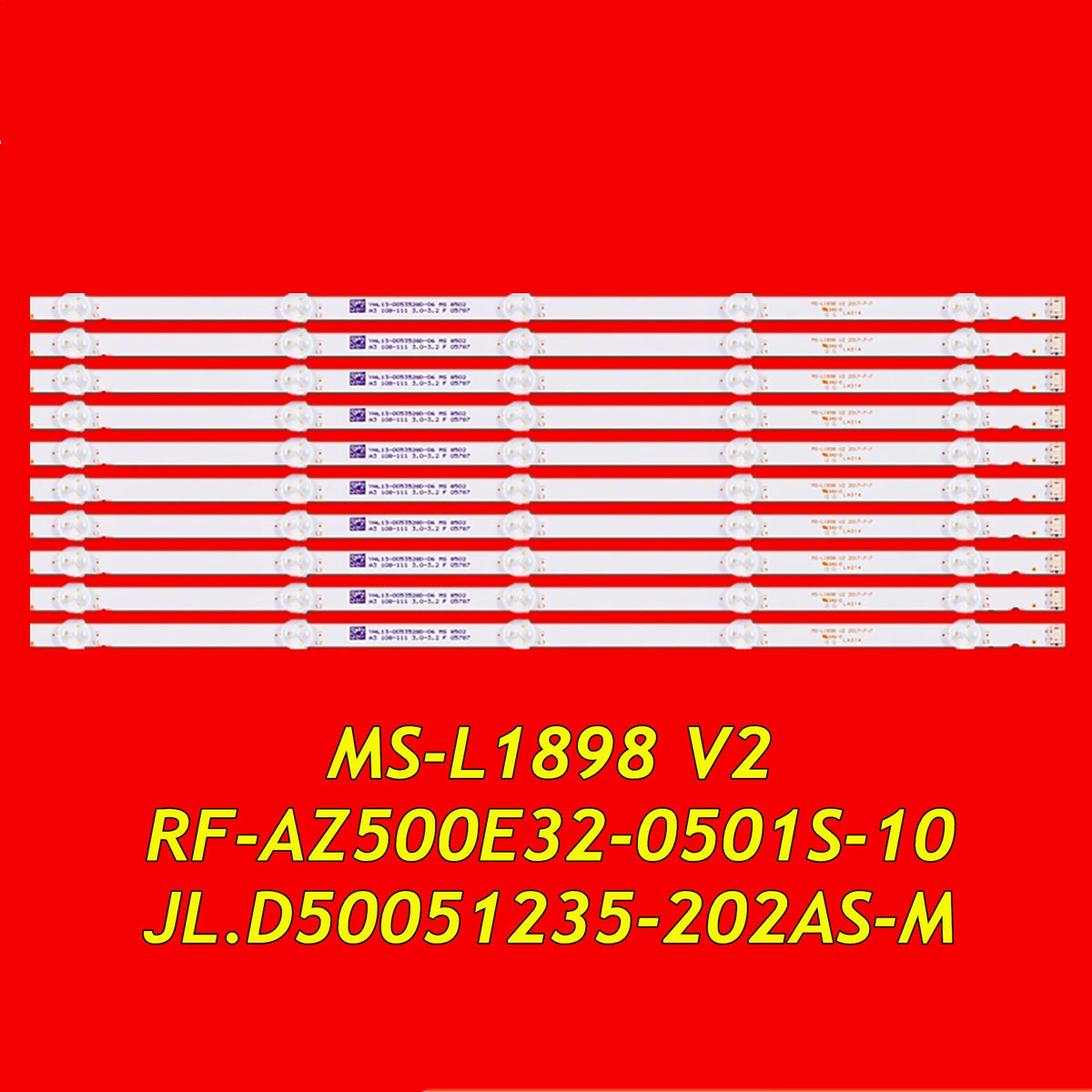 LED Backlight Strip for 50V7 50M1 50G2A 50G3 50F5 A50L8870 B50L8870 50GCU8905B MS-L1898 V2