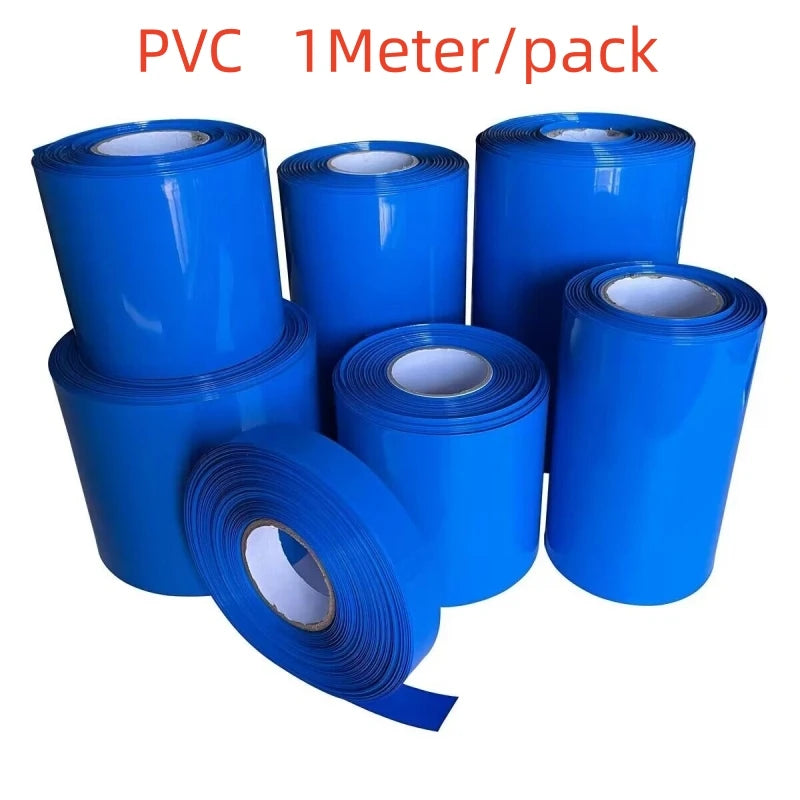 1Meter PVC Of 18650 Battery Packs Cable Sleeve Multi Size He