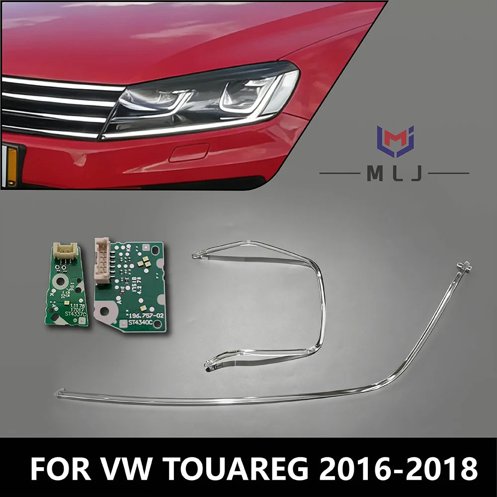 DRL Light guide Tube LED Car Headlight Daytime Running Light Guide Angel Eye Chip Auto parts for Volkswagen