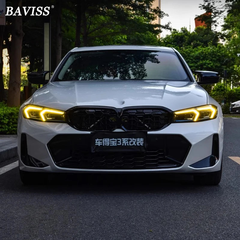 DRL Yellow LED Panel Daytime Running Lights Red Multicolor Yellow Daytime Running Lights for BMW G28