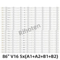 LED Backlight Strip for 20pcs LED Backlight strip For 86BH5C-B 86BH5C 86" V16 stretch 6916L-2564A 6916L-2565A