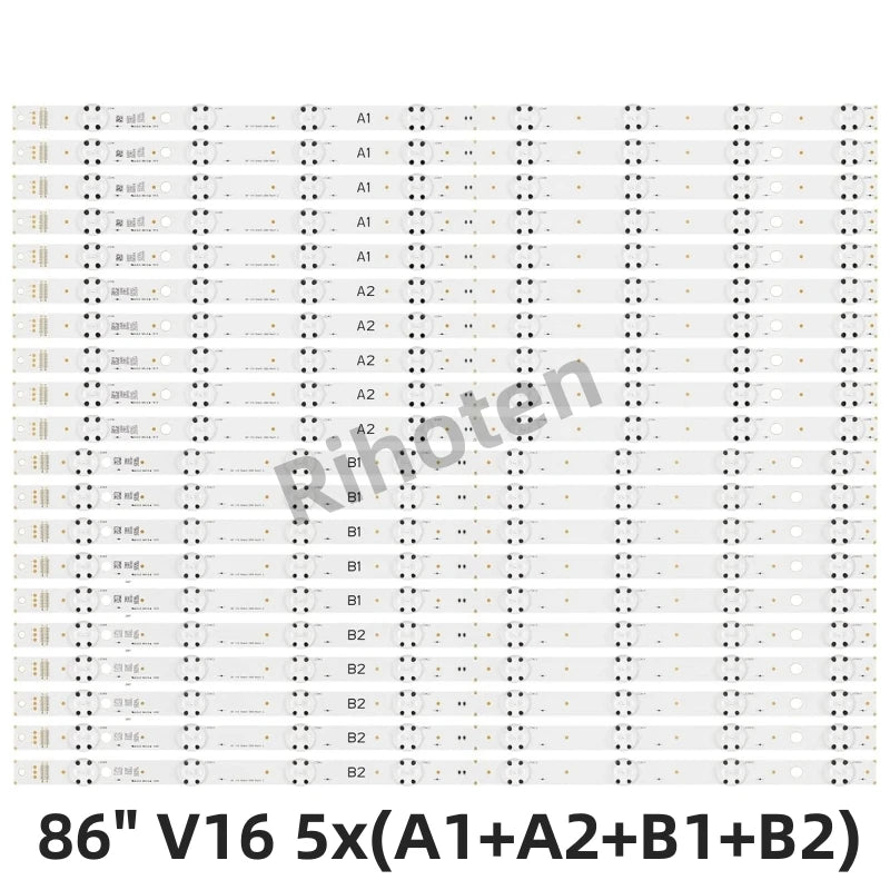 LED Backlight Strip for 20pcs LED Backlight strip For 86BH5C-B 86BH5C 86" V16 stretch 6916L-2564A 6916L-2565A