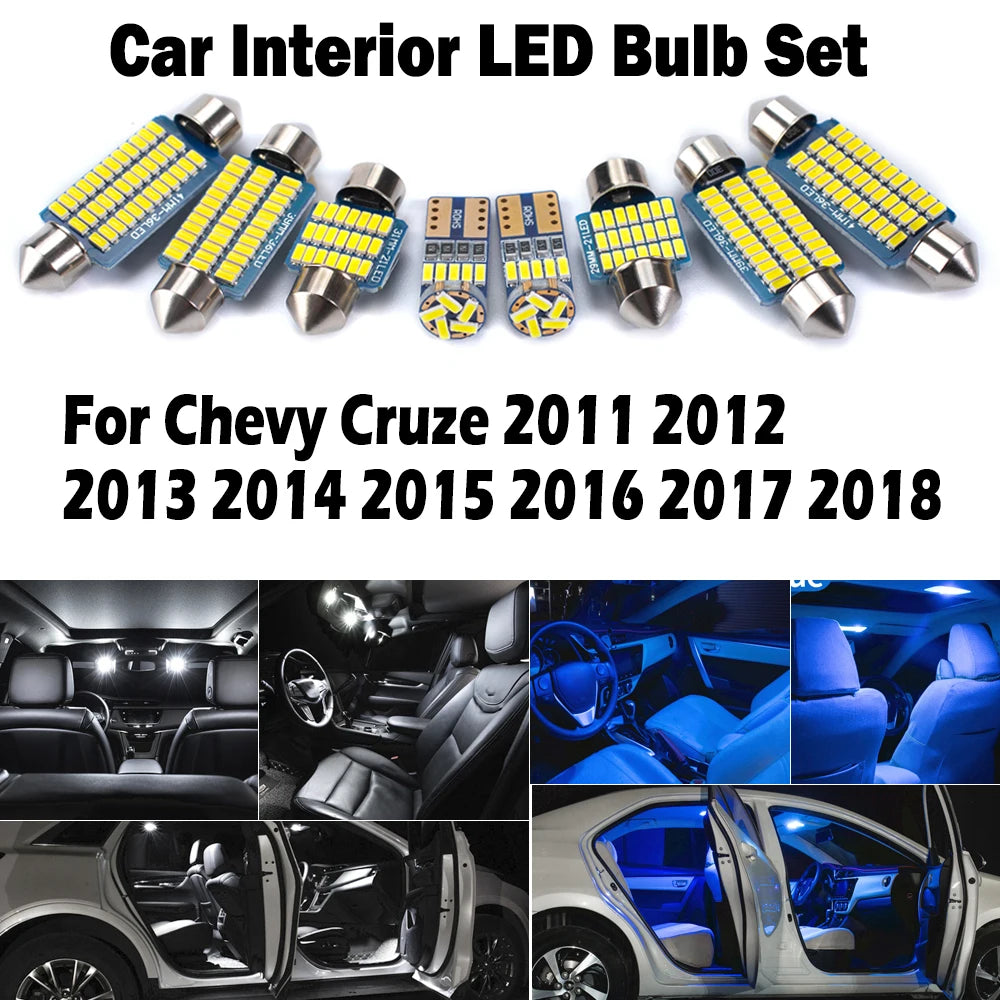 LED Interior Light Kit for Chevrolet - Canbus Error-Free Interior Bulbs