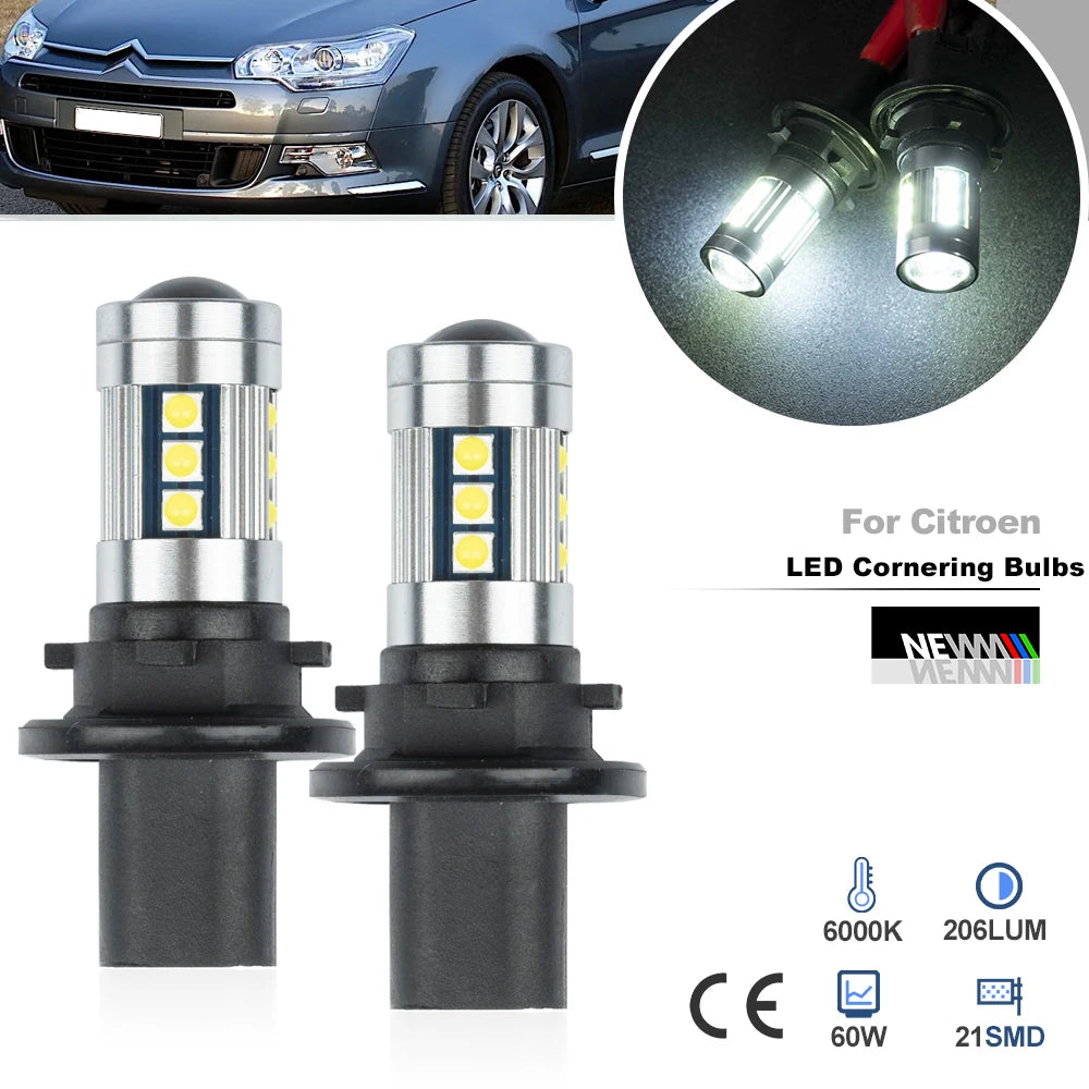 Fits For 2008-2017 Citroen C5 W/Xenon Headlight LED Static C