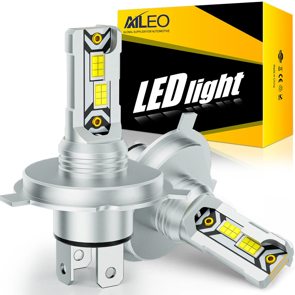 AILEO 2PCS 85W 18000Lm H4 Led Lights High Power For Car Head