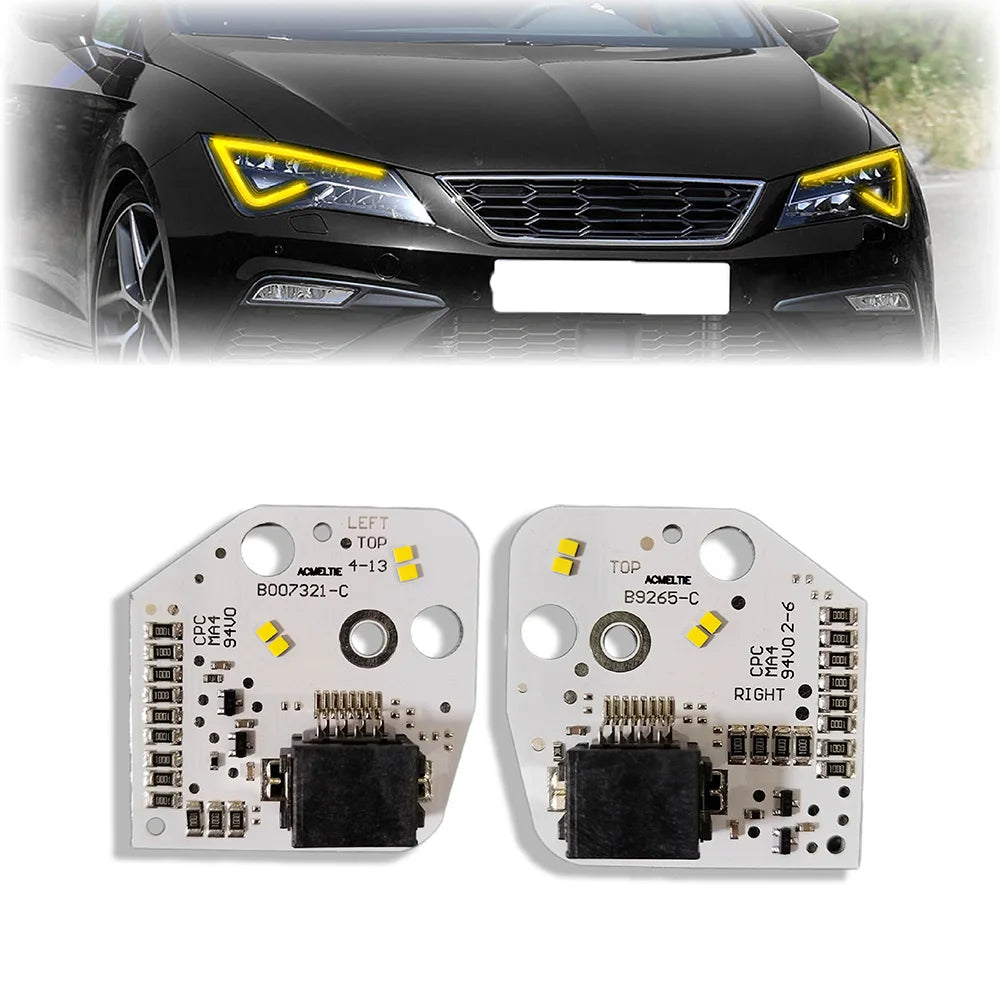 DRL Chip Light Source Board B9265-C B007321-C For SEAT Leon 5F MK3 Cupra 2013-2017 Headlight 5F0941475