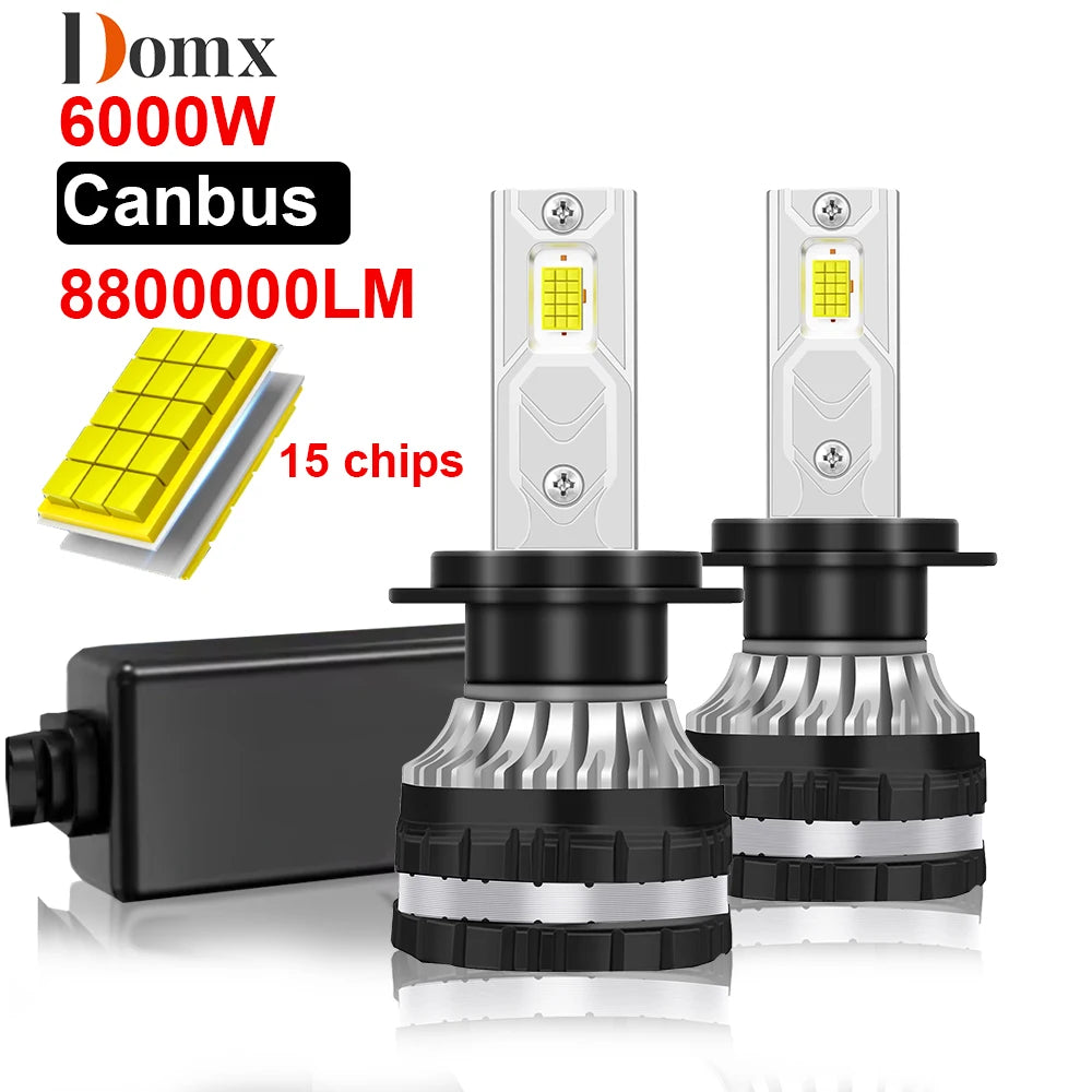 Domx H4 Led Canbus H7 LED Car Led Light H8 H9 H11 9005 HB3 9