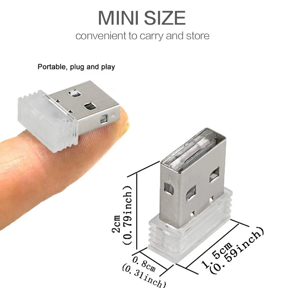 Universal Mini Atmosphere Lights Romantic USB Led Light Plug