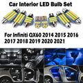 Lamp LED Interior Map Dome Light Kit Car Trunk Bulbs for Infiniti QX60