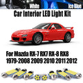 Lamp LED Interior Reading Trunk Dome Light Car Bulbs Kit for Mazda RX7 RX8 1979-2008