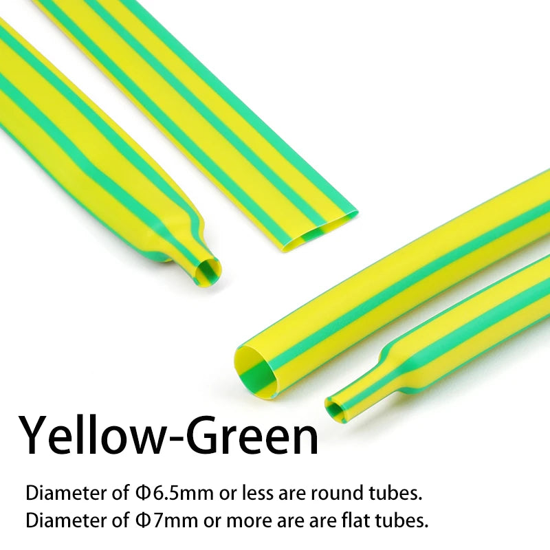 10Meters Heat Shrink Tube 2 1 Shrinkage Ratio Dia 0.6 0.8 1 1.5 2 2.5 3 4 5 6 mm Polyolefin Insulated Cable Sleeving 12 Colors