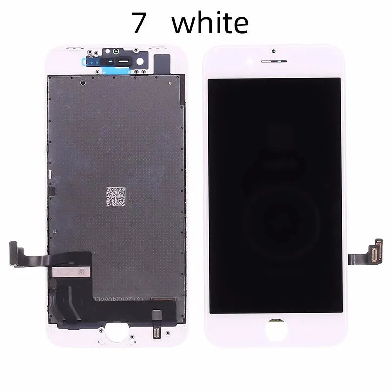Lcd Display For Iphone 4 4S 5 5S 6 6S 7 8 Plus 7P 8P Black White Lcd Replacement Screen Digitizer Assembly With Repair Tools