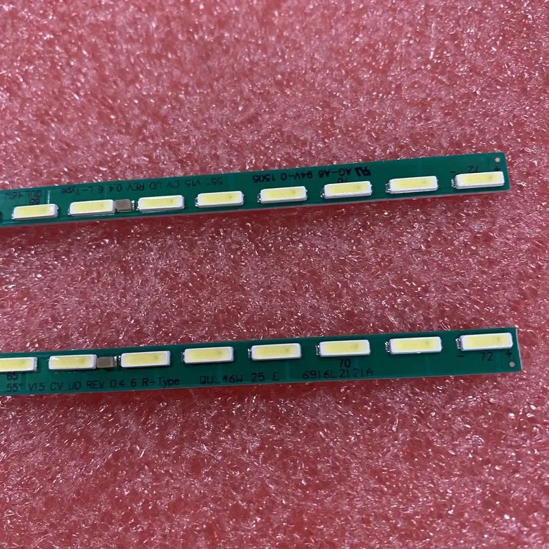 LED Backlight Strip for 682mm 2pcs/set LED strip for 72LED 55UG870V 55 V15 CV UD R L 6916L-2121A 6916L-2122A