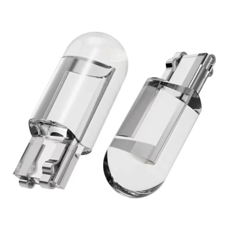 10X New W5W LED Canbus T10 Car Lights COB Glass Interior Par