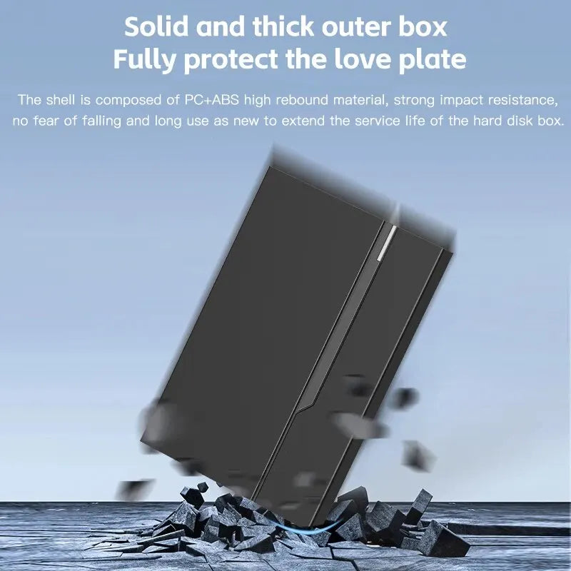 2.5 External Hard Drive Enclosure USB 3.0 Hard Disk Case 6TB