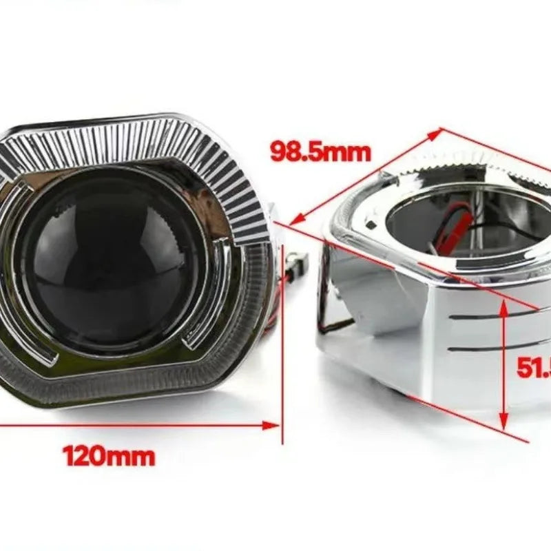 2pcs Projector Cover 2.5/3.0inch Headlight Lens Dust Cover H