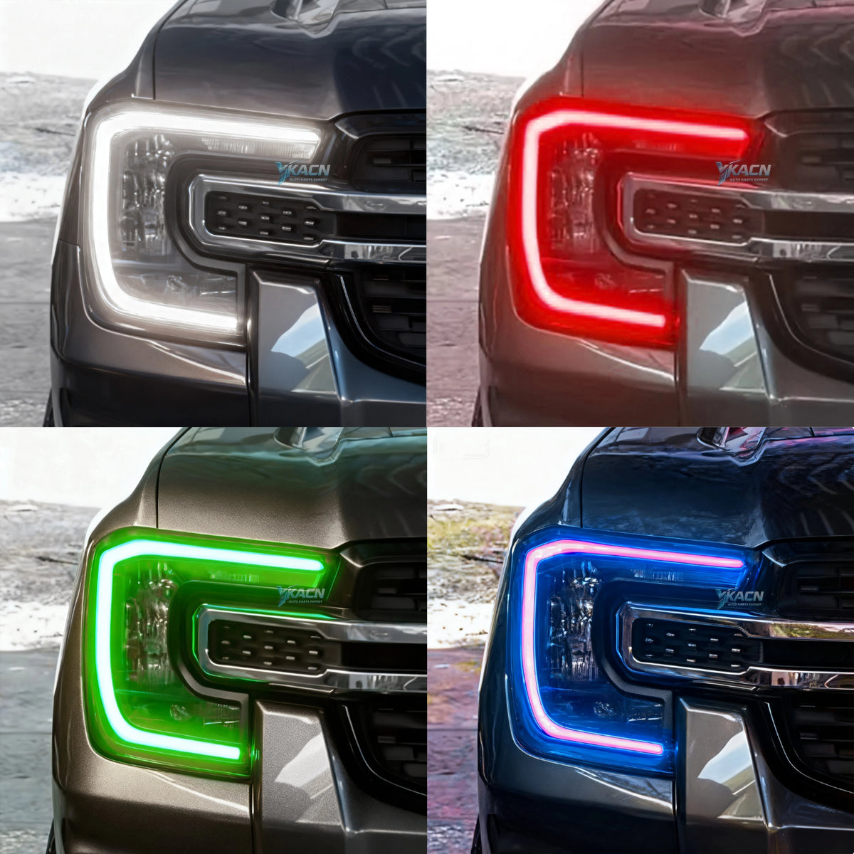 DRL Module Yellow Amber Daytime Running Light Chips Boards for Ford T9