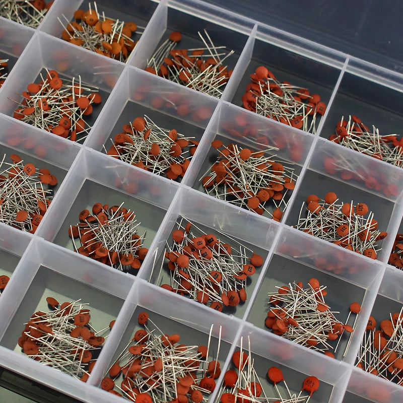 300/960pcs Ceramic Capacitors Kit 2pF-0.1uF Electronic Compo