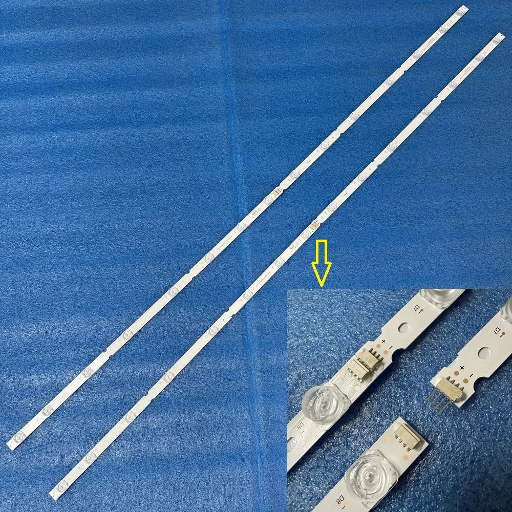 LED Backlight Strip for 2pcs/set LED Backlight Strips for TCL 55V8EPRO 55S12 55J7EPRO TE55D15ZC42AG04H