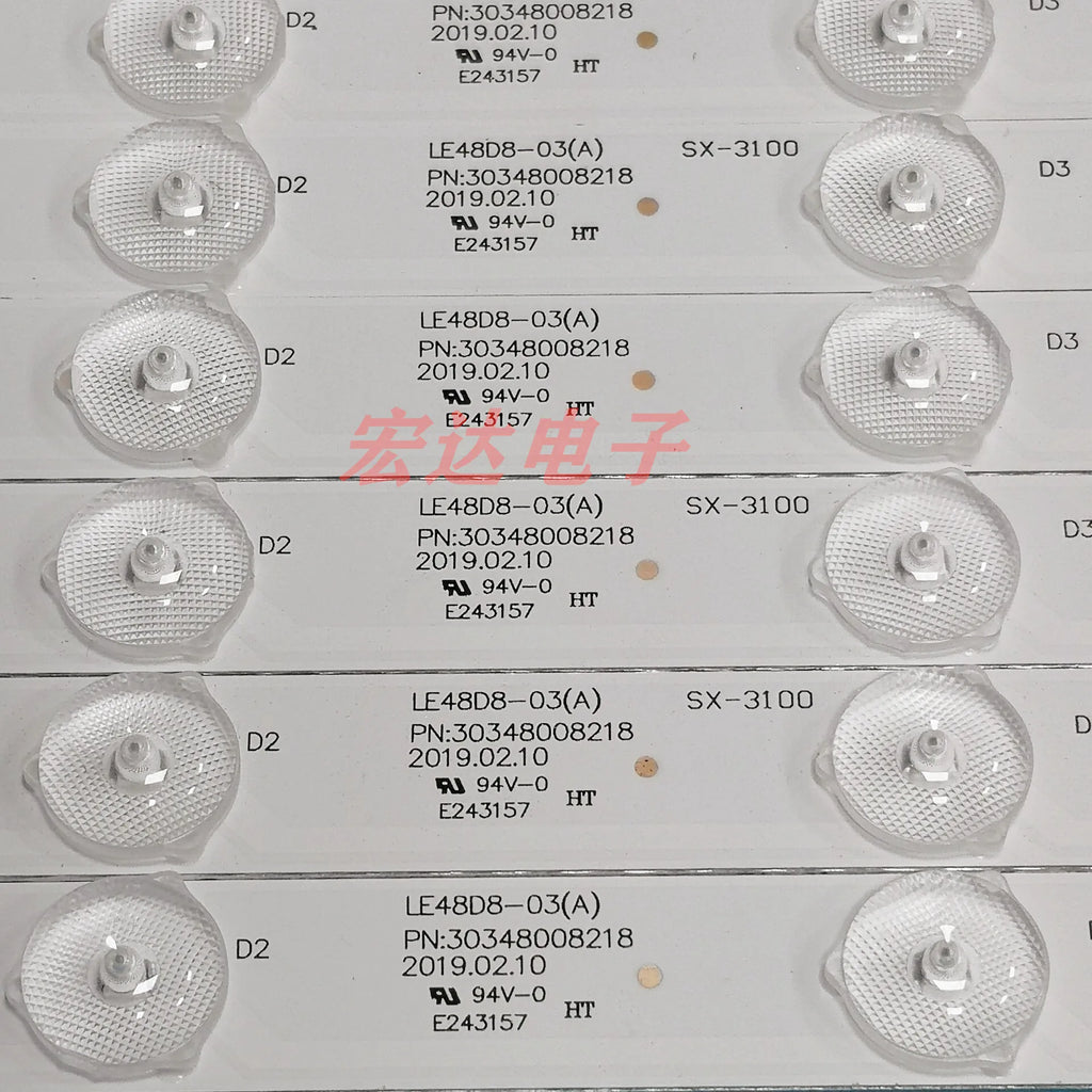 LED Backlight Strip for Brand New TV Lamps LED Backlight Strips For Telefunken TF-LED48S39T2S HD TV Bars