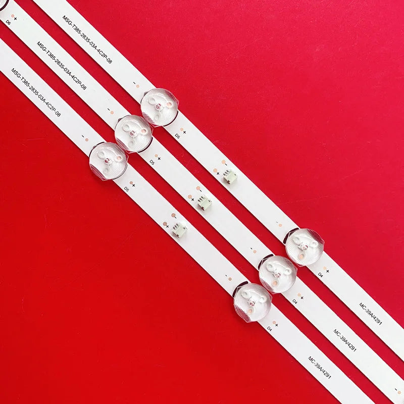 LED Backlight Strip for IRBIS 39S01HD352BS Telesystem Smart39 LED10 K32 K42 МSG-T385-2835-03А-4C2P-08